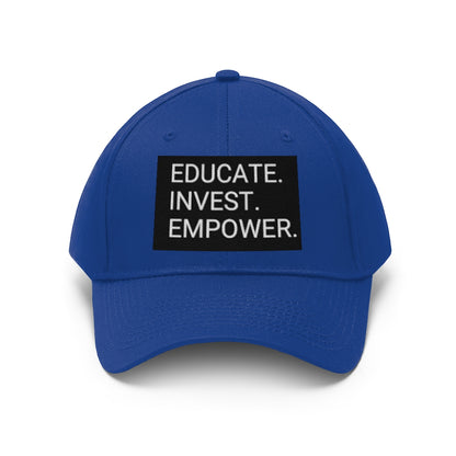 EDUCATE.INVEST.EMPOWER. Cap - EDU HUSTLE